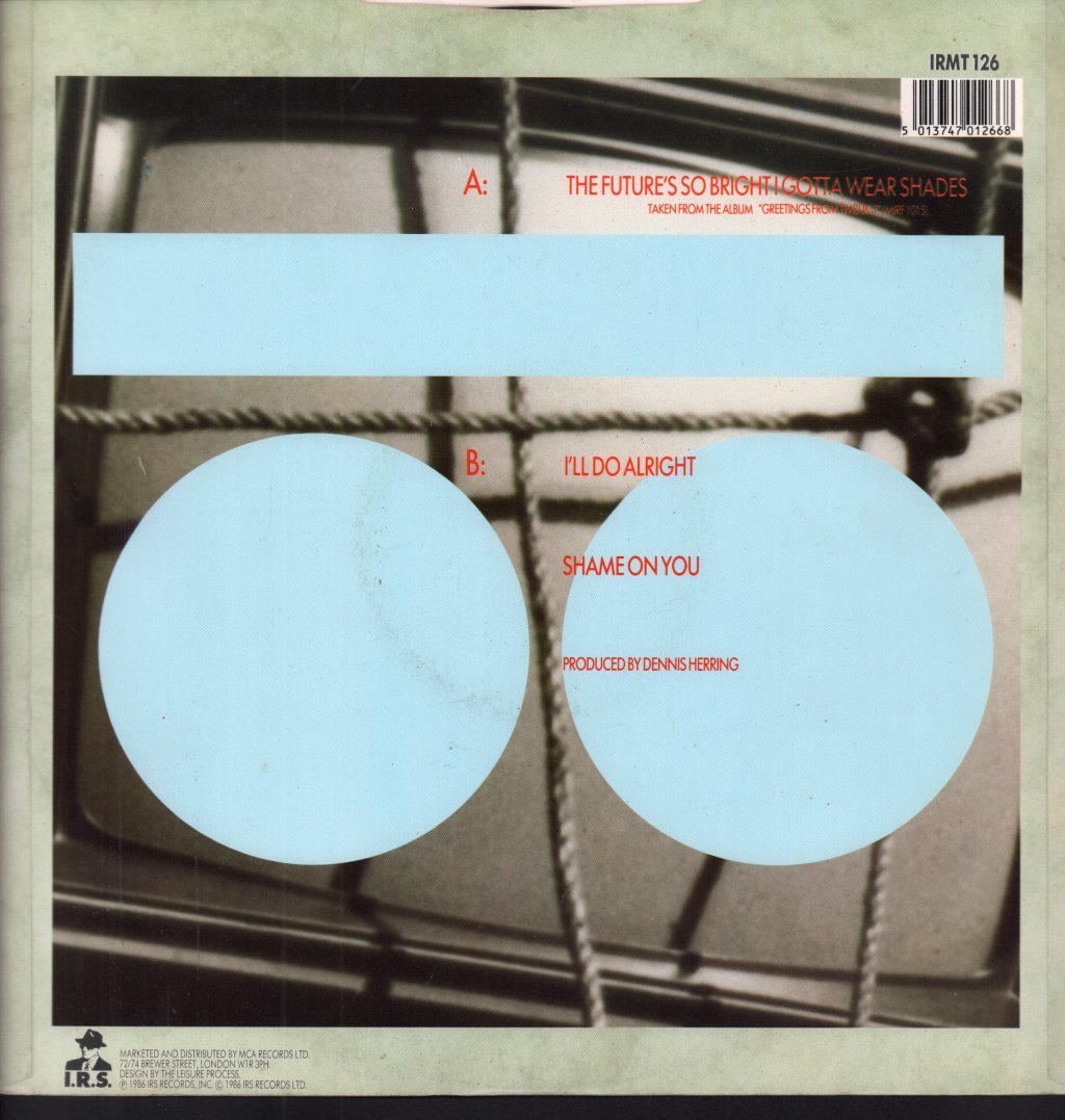 Timbuk 3 - Future's So Bright I Gotta Wear Shades - 12 Inch