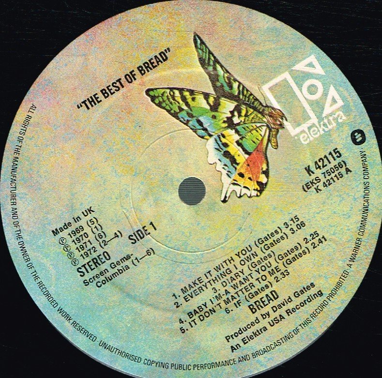 Bread - Best Of - Lp
