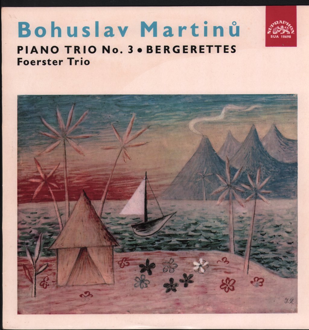 Foerster Trio - Bohuslav Martinu - Piano Trio No. 3 / Bergerettes - Lp