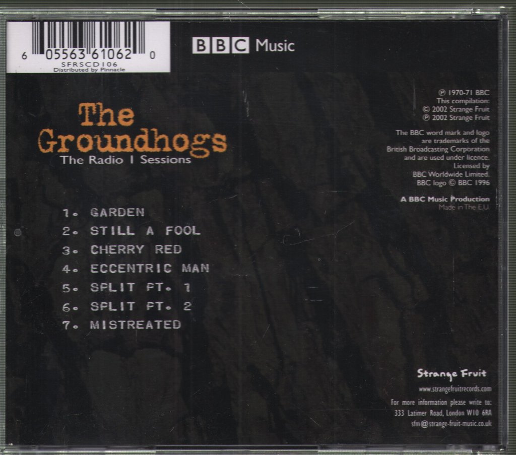 Groundhogs - Radio I Sessions - Cd