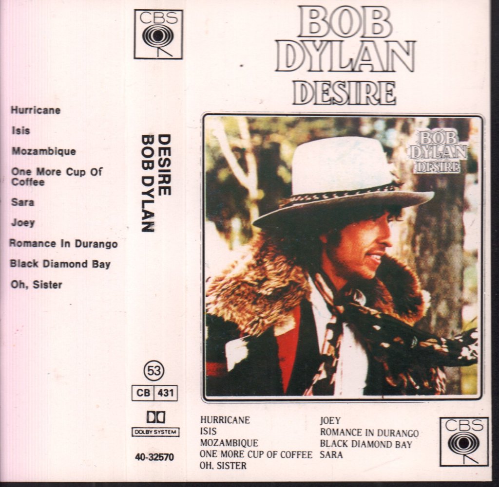 Bob Dylan - Desire - Cassette