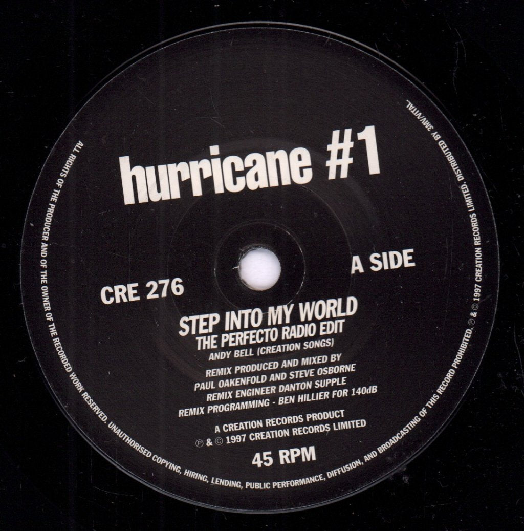Hurricane #1 - Step Into My World - 7 Inch