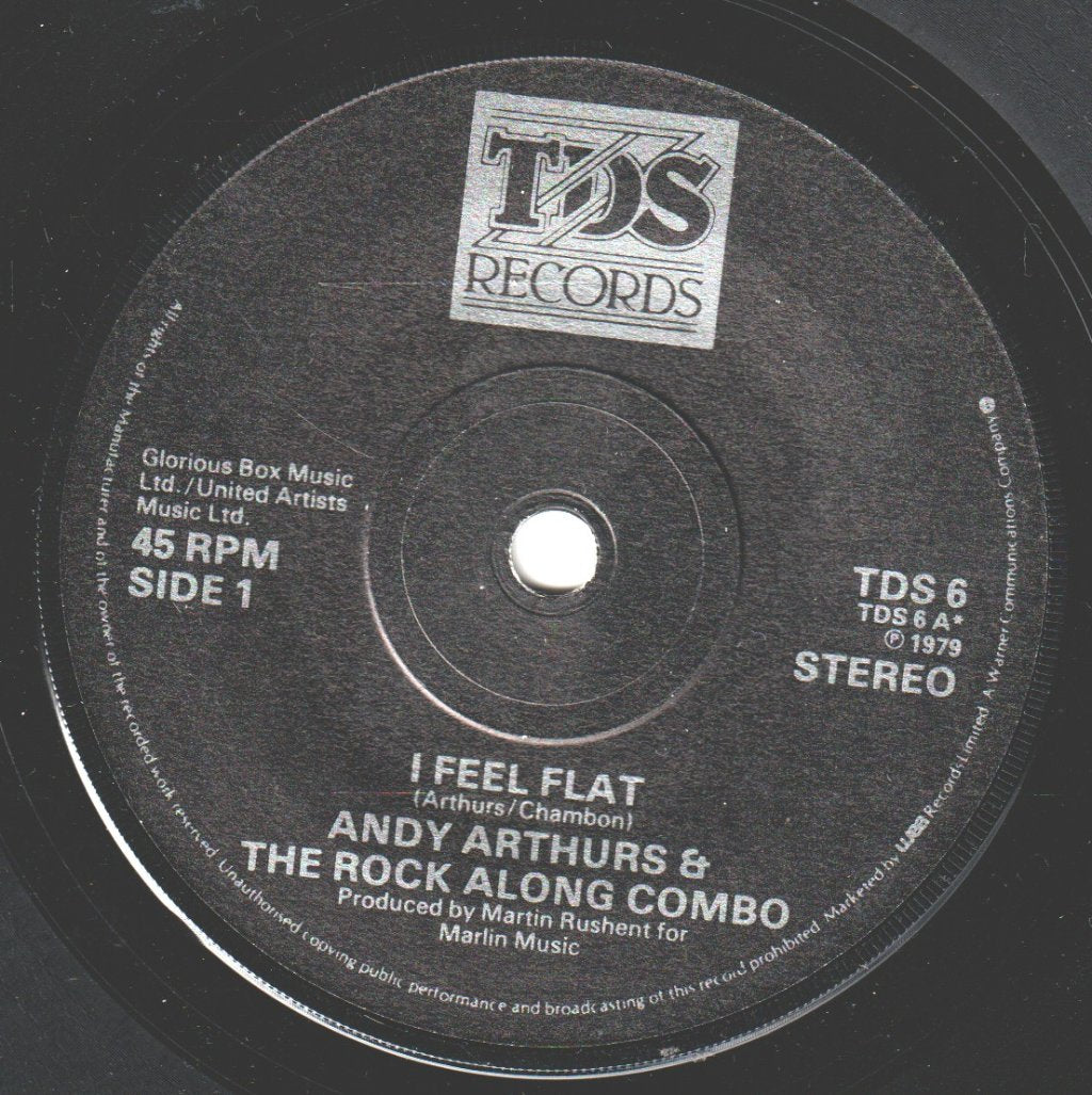 Andy Arthurs And The Rock Along Combo/Aa And The Rac - I Feel Flat - 7 Inch
