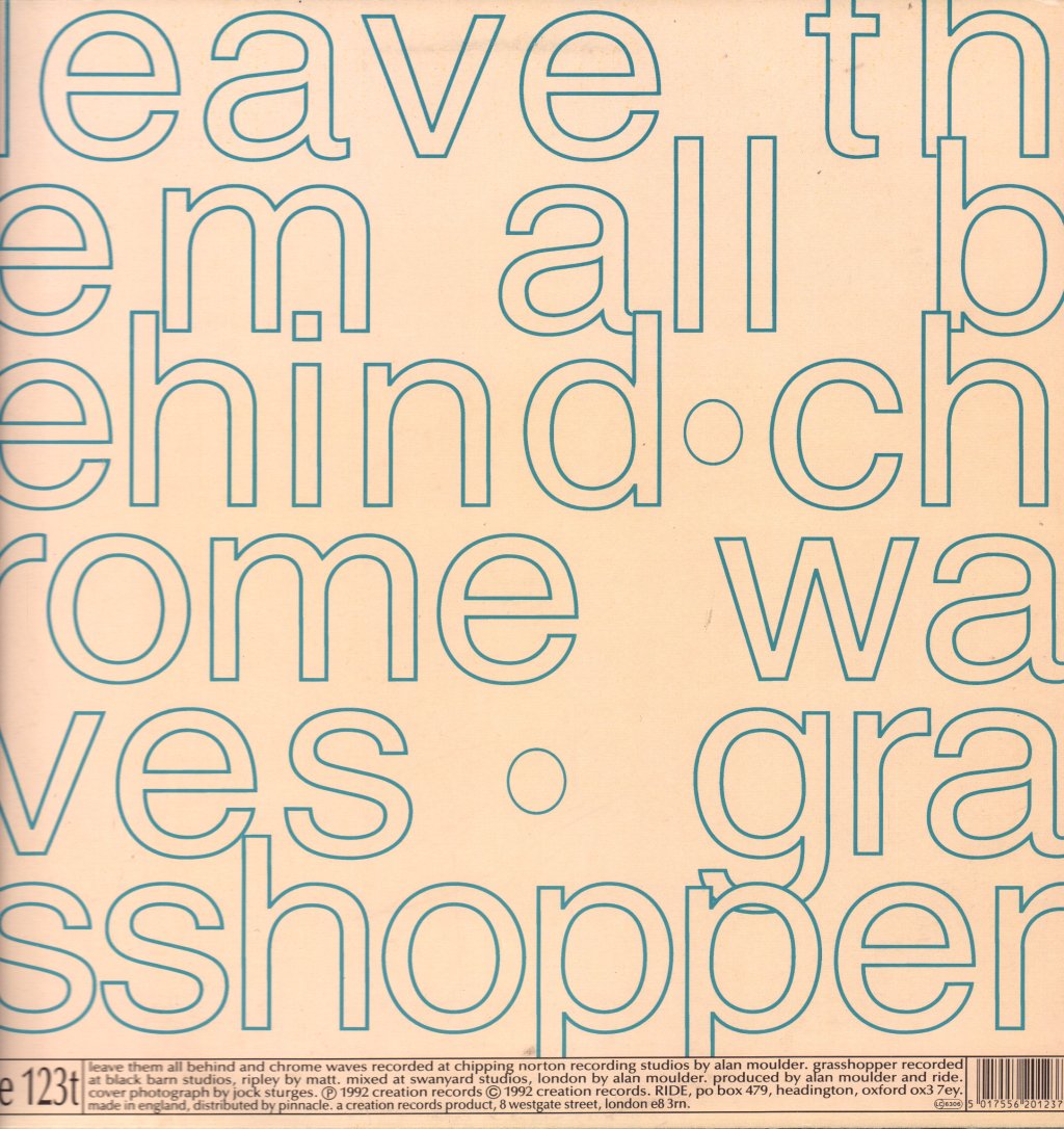 Ride - Leave Them All Behind - 12 Inch