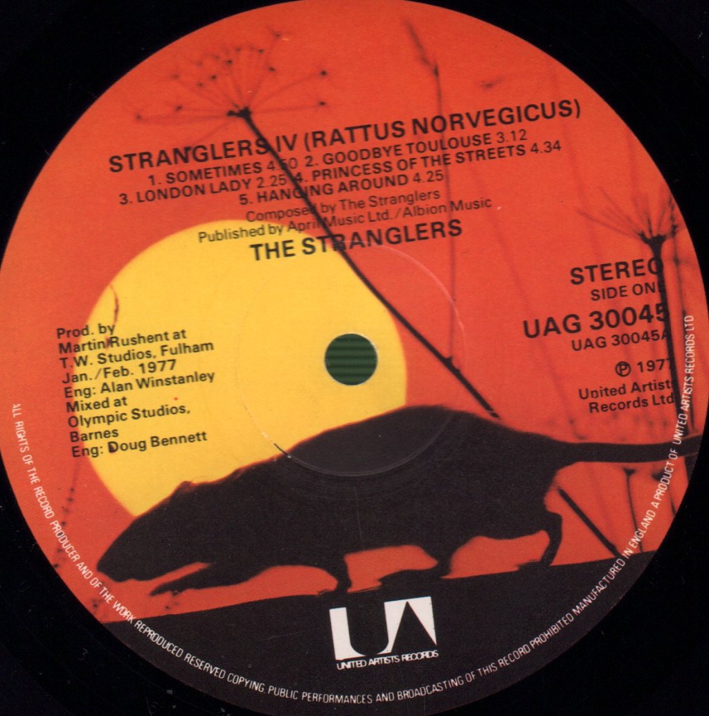Stranglers - IV Rattus Norvegicus - Lp