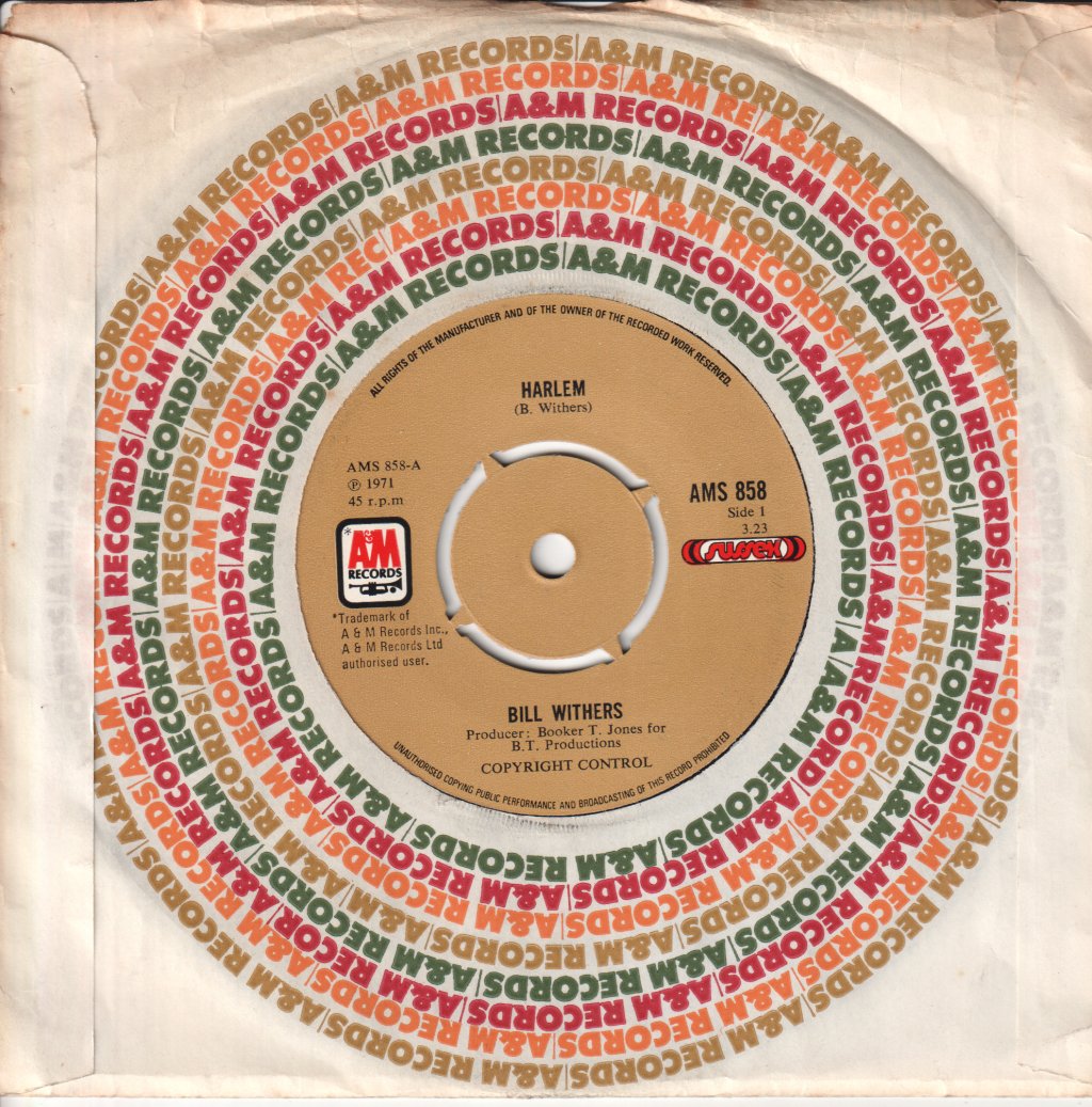 Bill Withers - Harlem / Ain't No Sunshine - 7 Inch