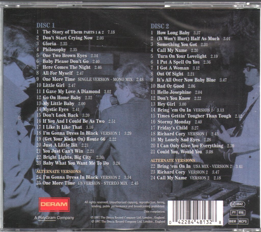 Them Featuring Van Morrison - Story Of Them Featuring Van Morrison - The Decca Anthology 1964-1966 - Double Cd