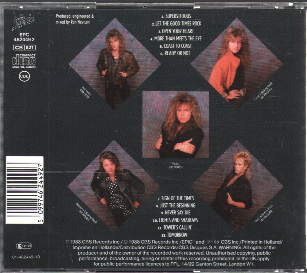 Europe - Out Of This World - Cd