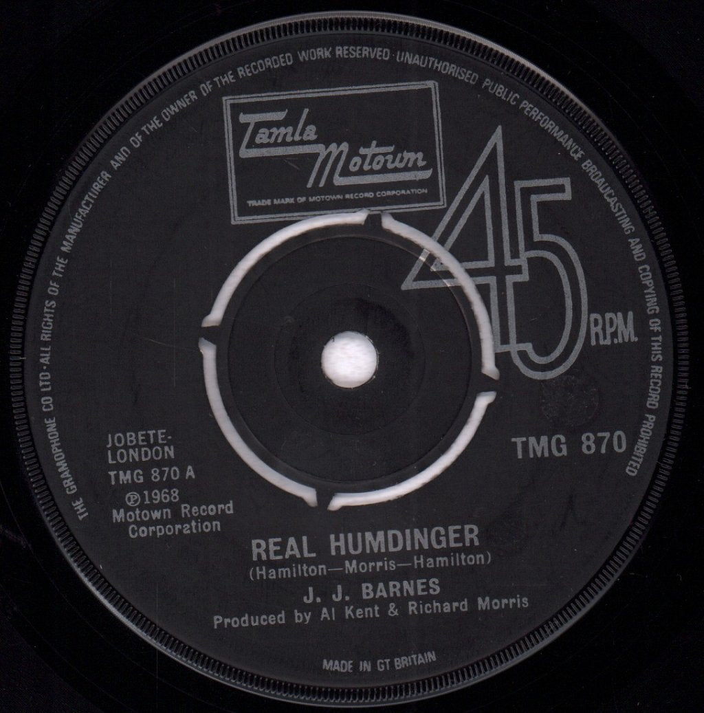 J.j.barnes - Real Humdinger - 7 Inch