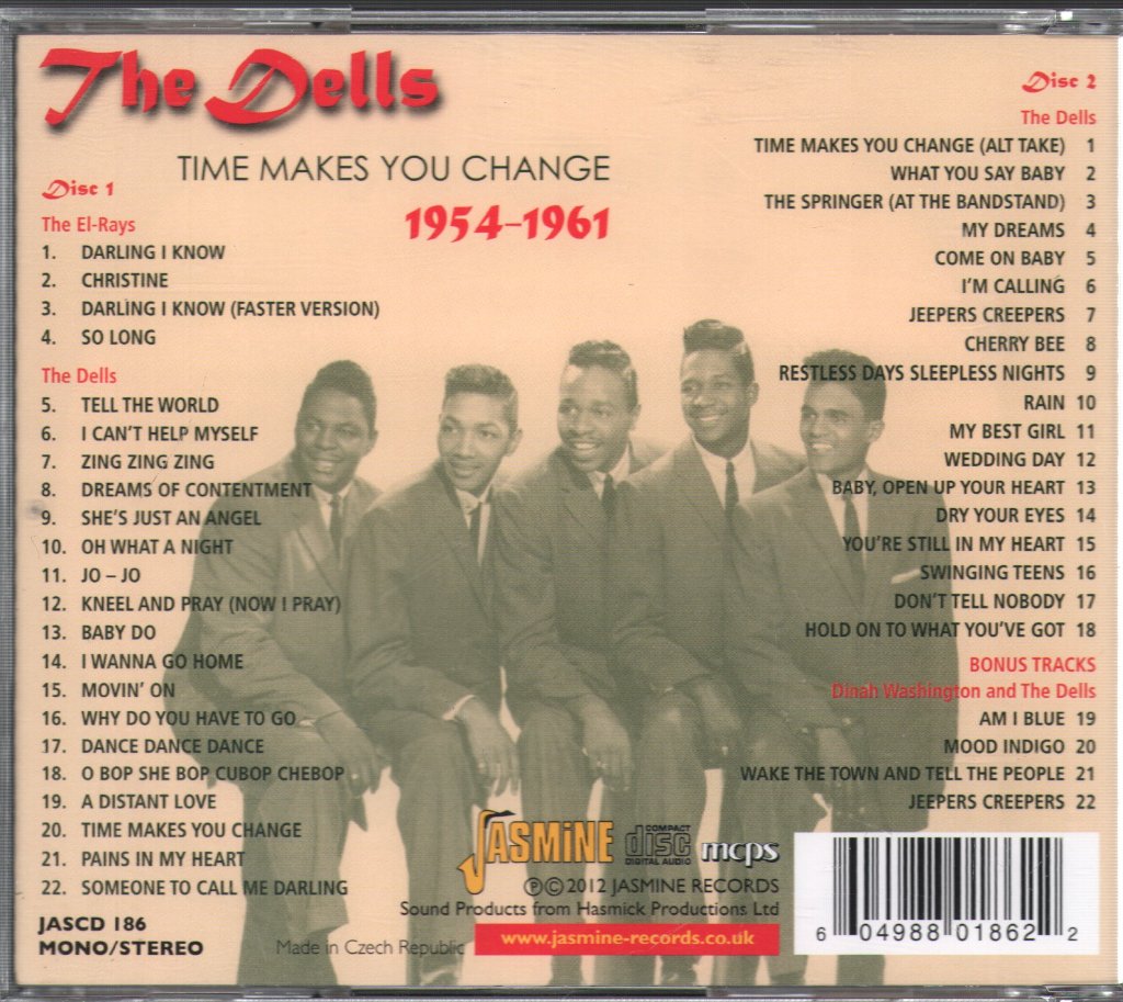 Dells - Time Makes You Change 1954-1961 - Double Cd