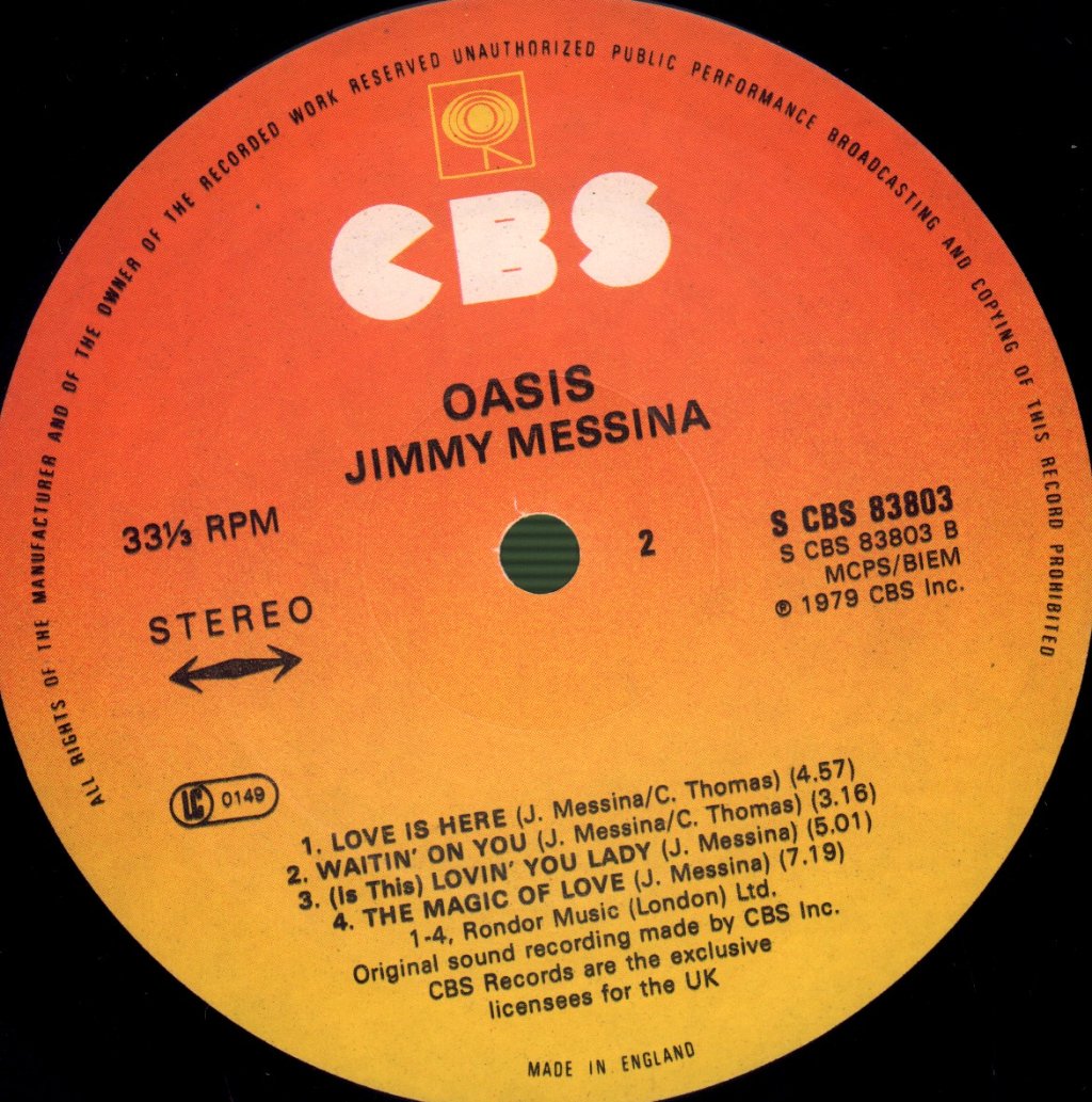 Jim Messina - Oasis - Lp