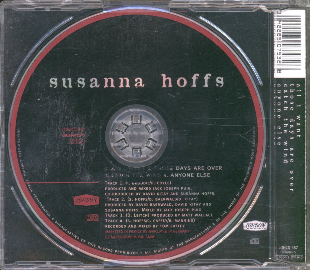 Susanna Hoffs - All I Want - Cd
