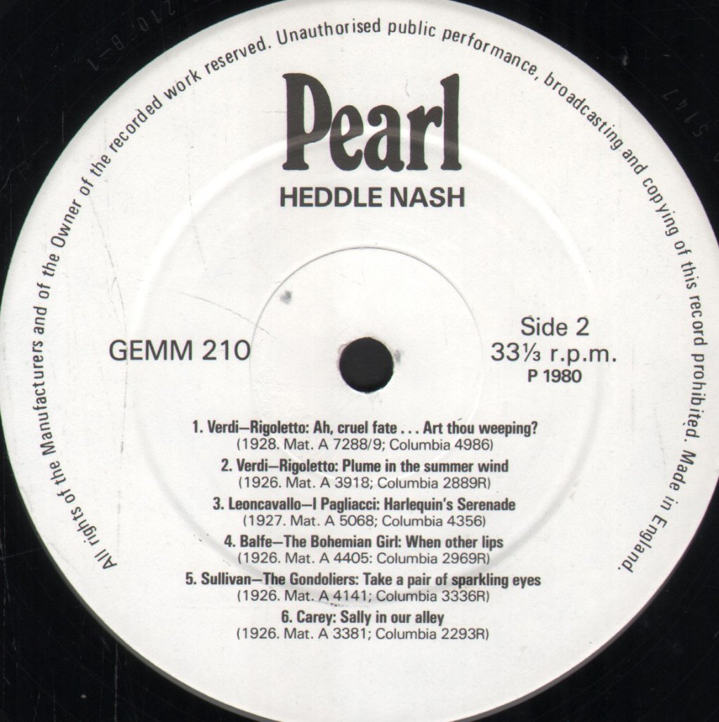Heddle Nash - Heddle Nash - Lp