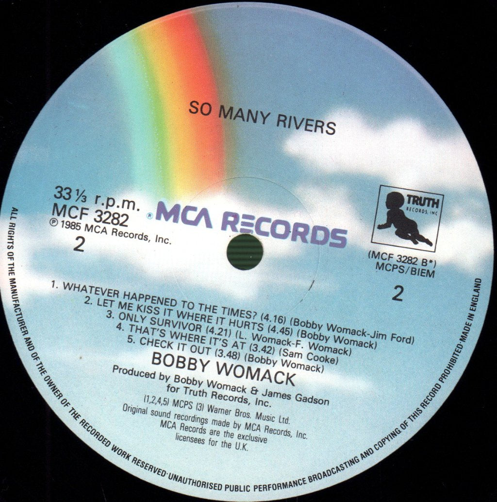 Bobby Womack - So Many Rivers - Lp