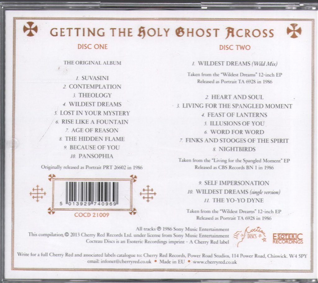 Bill Nelson - Getting The Holy Ghost Across - Double Cd