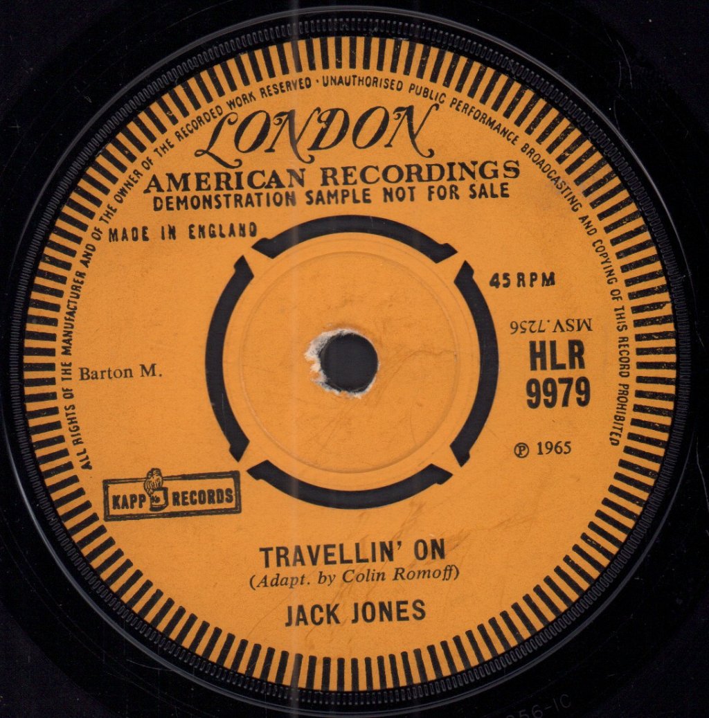 Jack Jones - Seein' The Right Love Go Wrong - 7 Inch