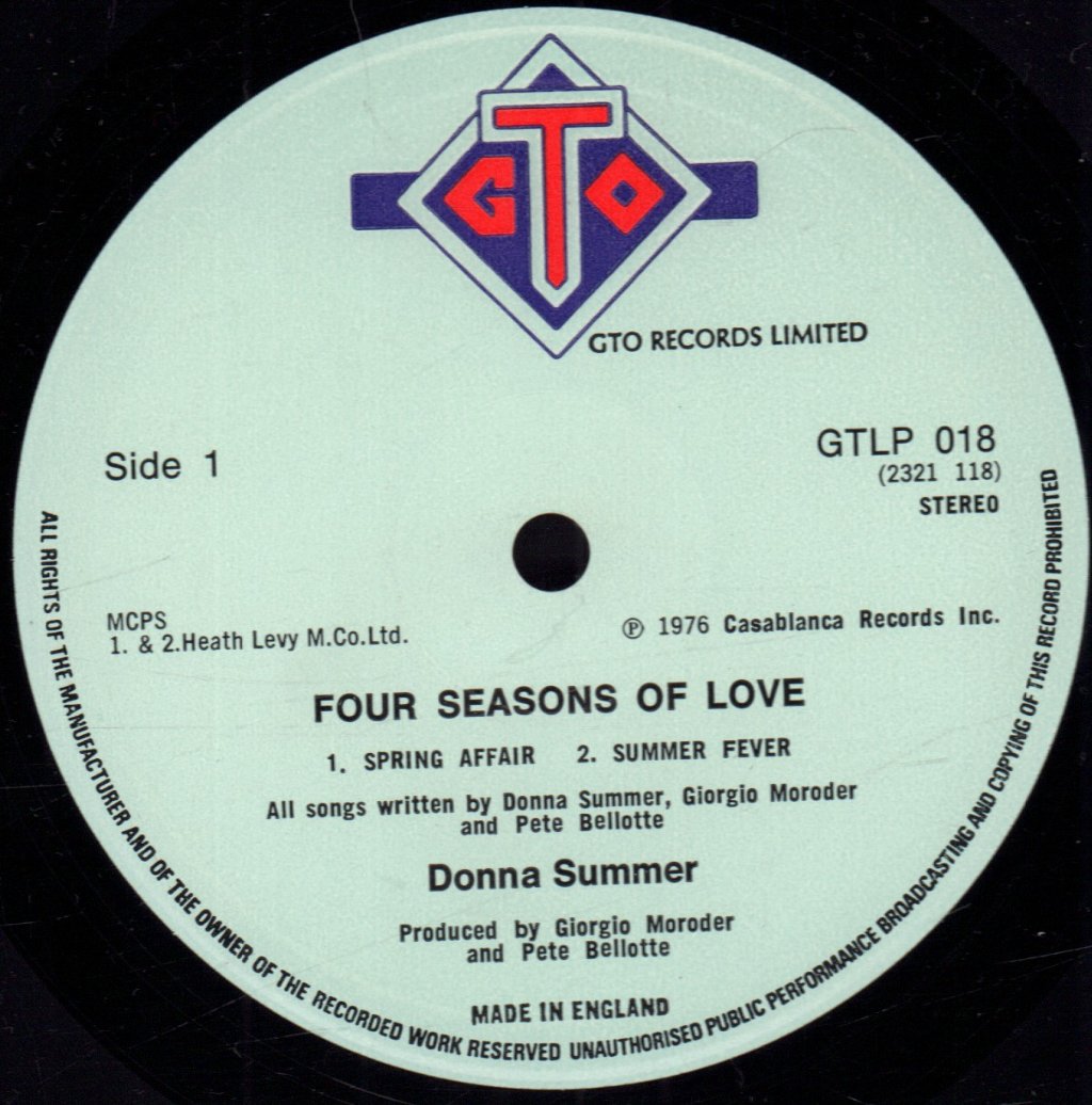 Donna Summer - Four Seasons Of Love - Lp