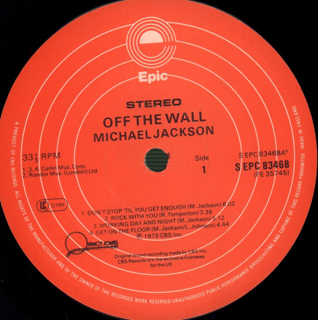 Michael Jackson - Off The Wall - Lp