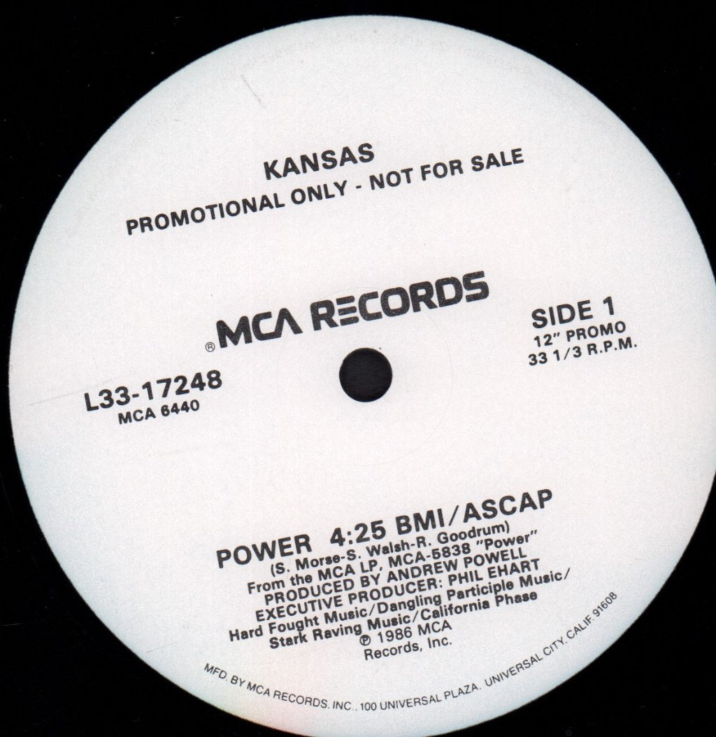 Kansas - Power - 12 Inch