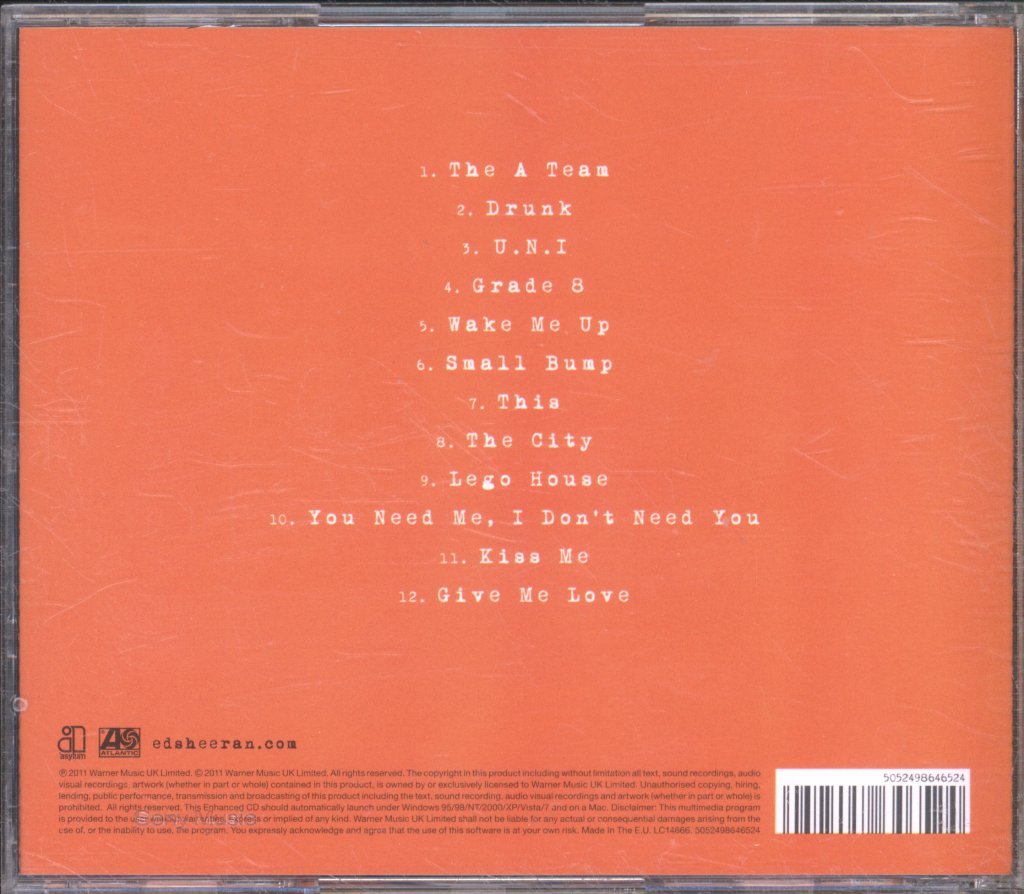 Ed Sheeran - + - Cd