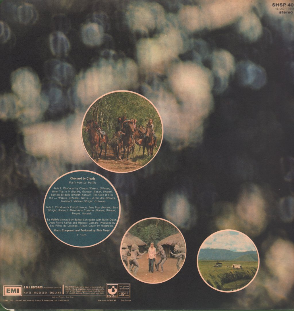 Pink Floyd - Obscured By Clouds - Lp