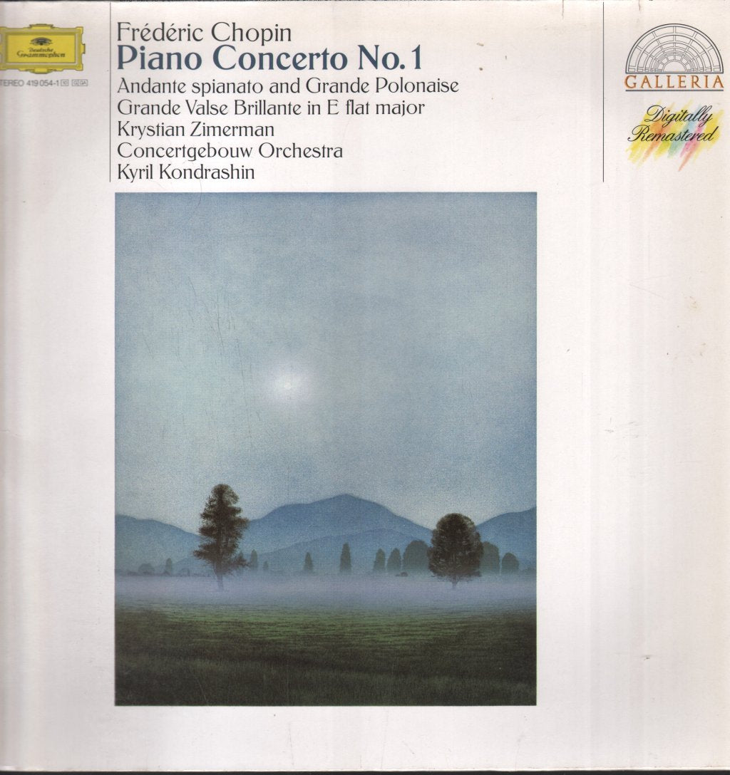 Krystian Zimerman / Kiril Kondrashin / Concertgebouw Orchestra - Frederic Chopin - Piano Concerto No. 1 - Lp