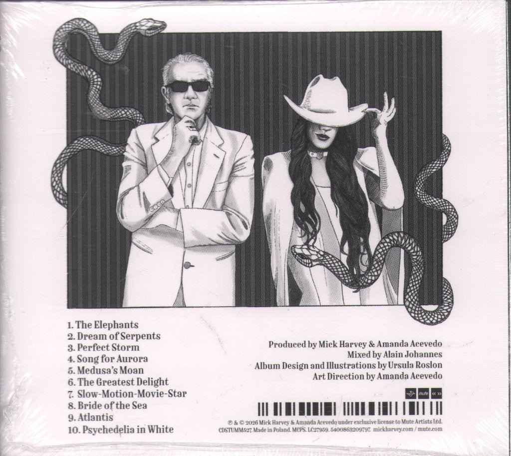 Mick Harvey and Amanda Acevedo - Psychedelia In White - Cd