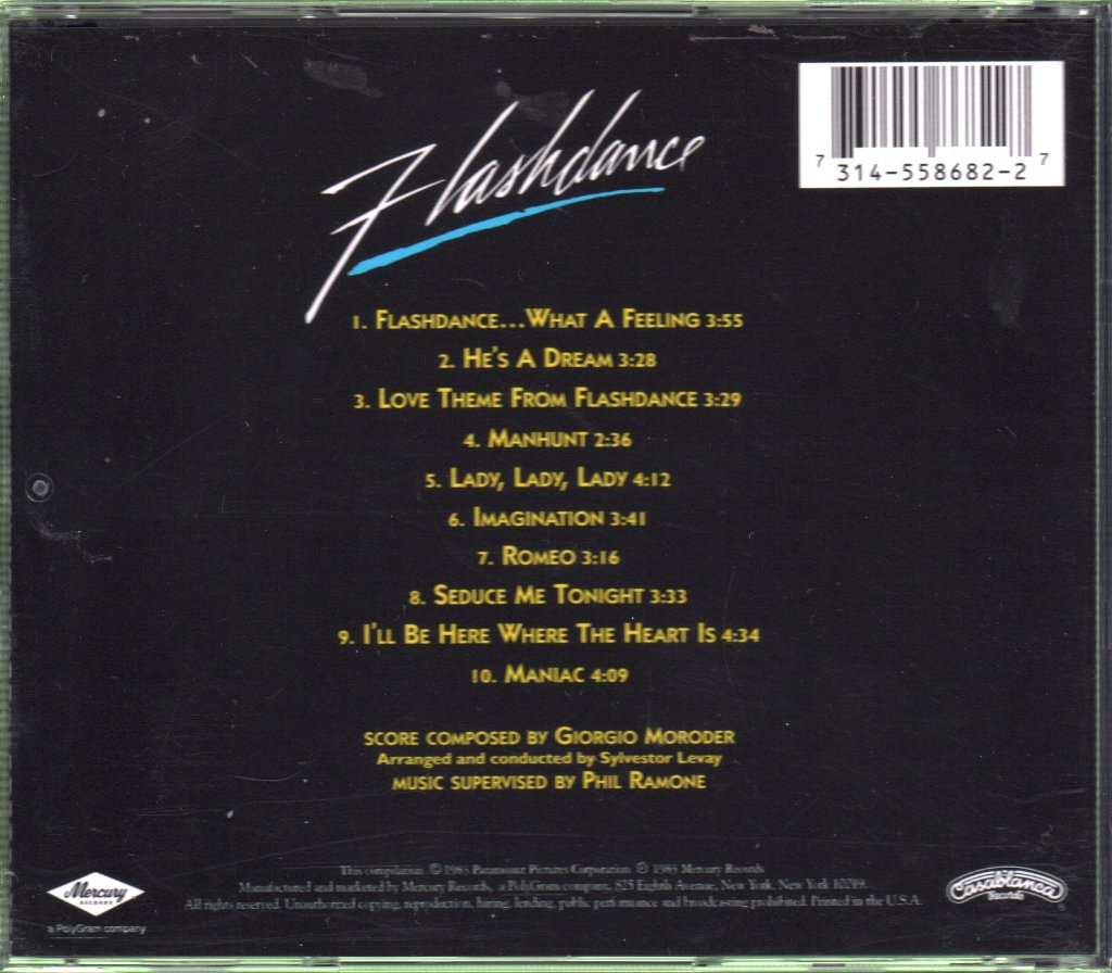 Various Artists - Flashdance (Original Soundtrack From The Motion Picture) - Cd