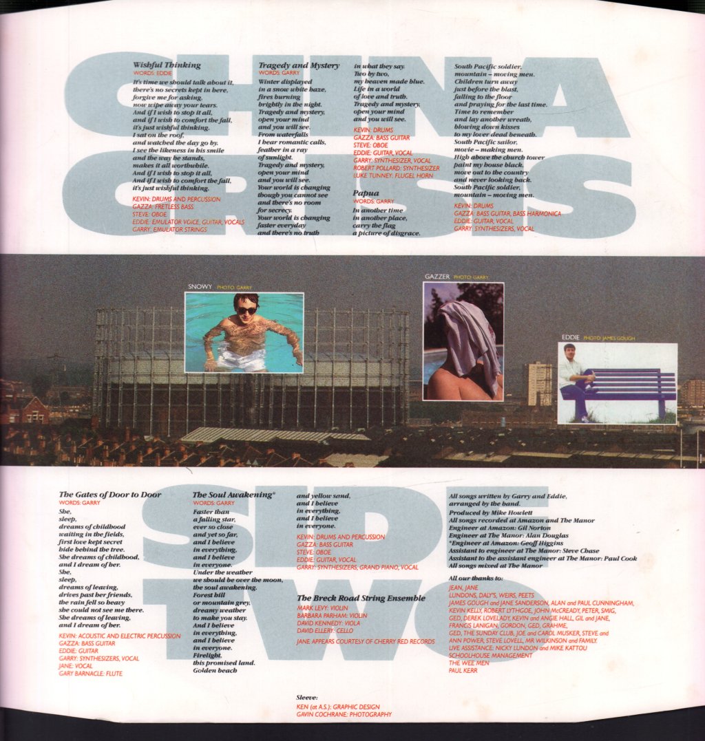 China Crisis - Working With Fire And Steel - Lp