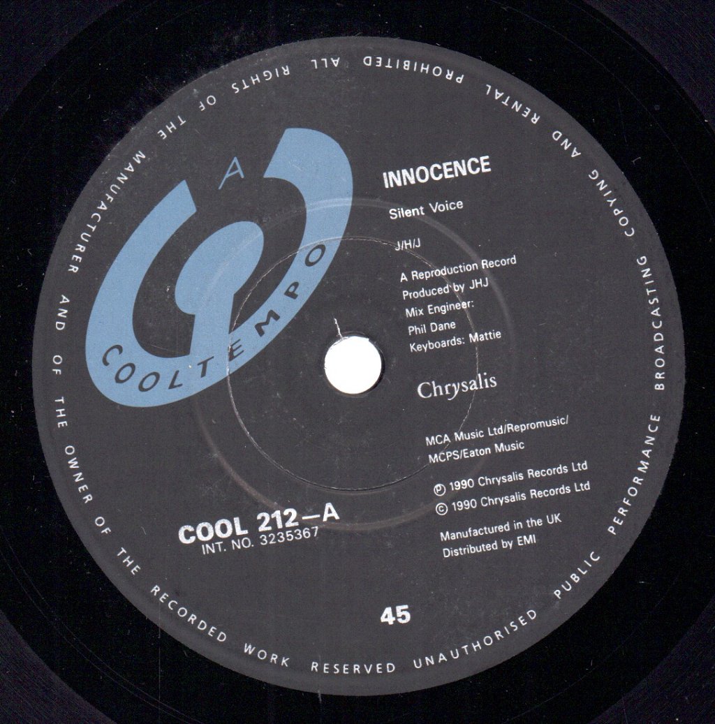 Innocence (90'S Group) - Silent Voice - 7 Inch