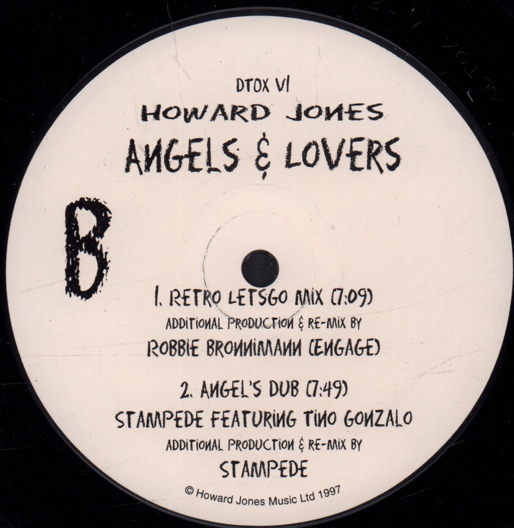 Howard Jones - Angels And Lovers - 12 Inch