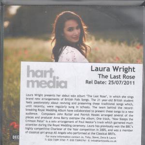 Laura Wright - Last Rose - Cdr