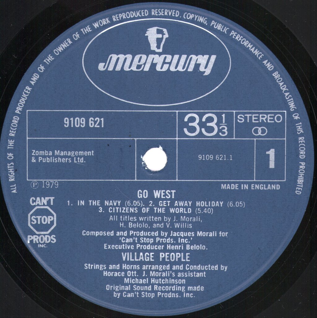 Village People - Go West - Lp