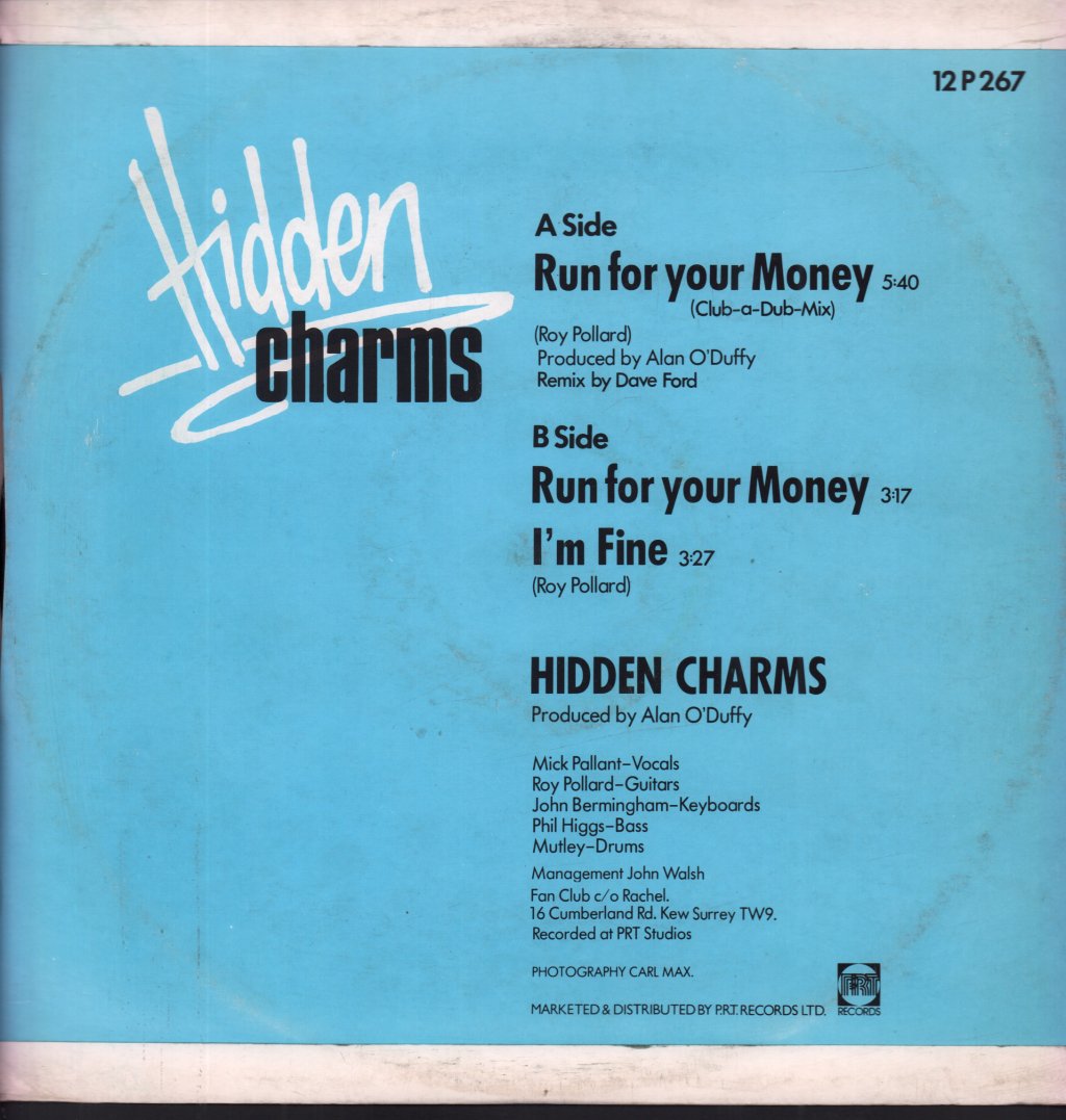 Hidden Charms - Run For Your Money - 12 Inch