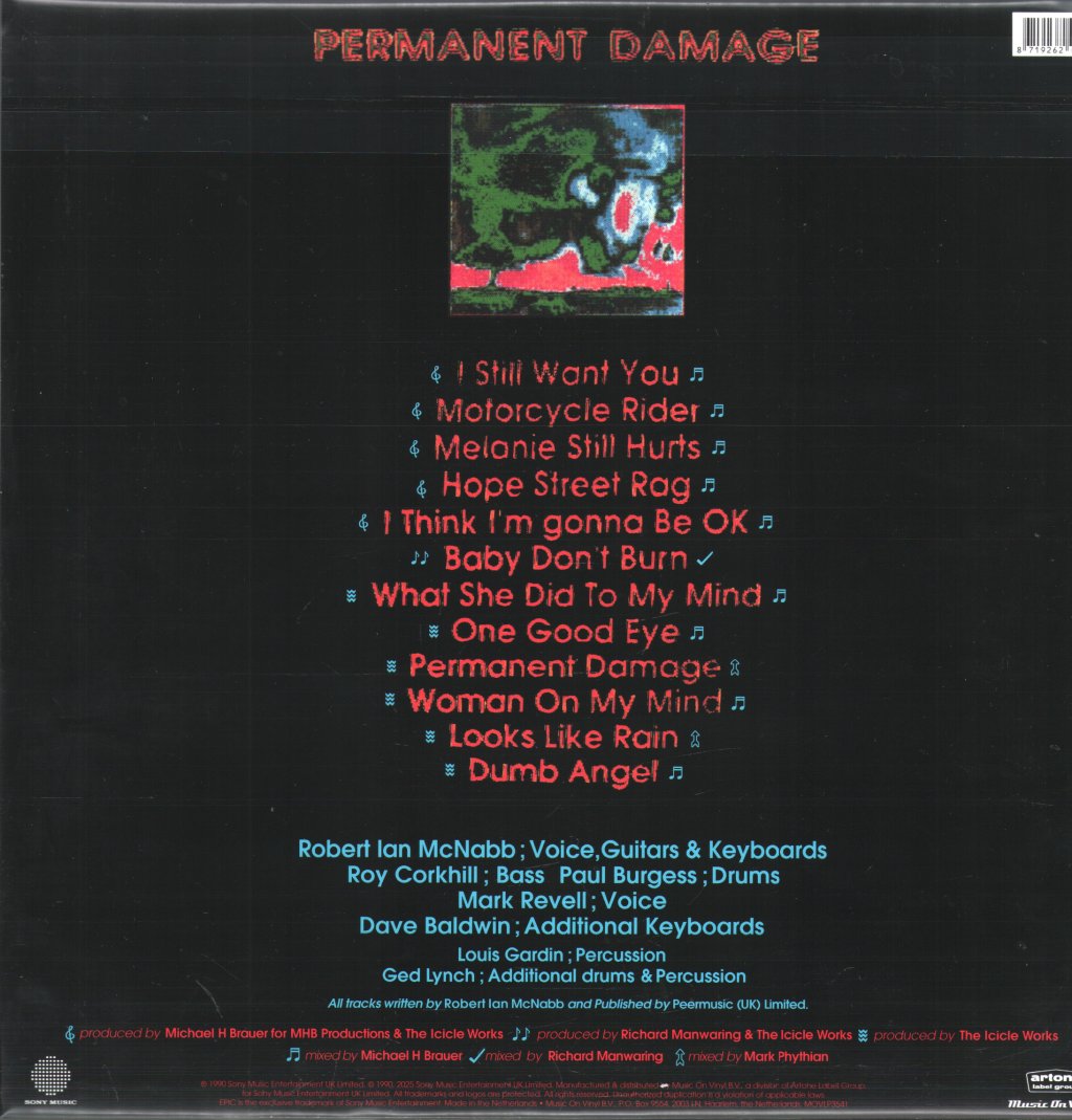 Icicle Works - Permanent Damage - Lp