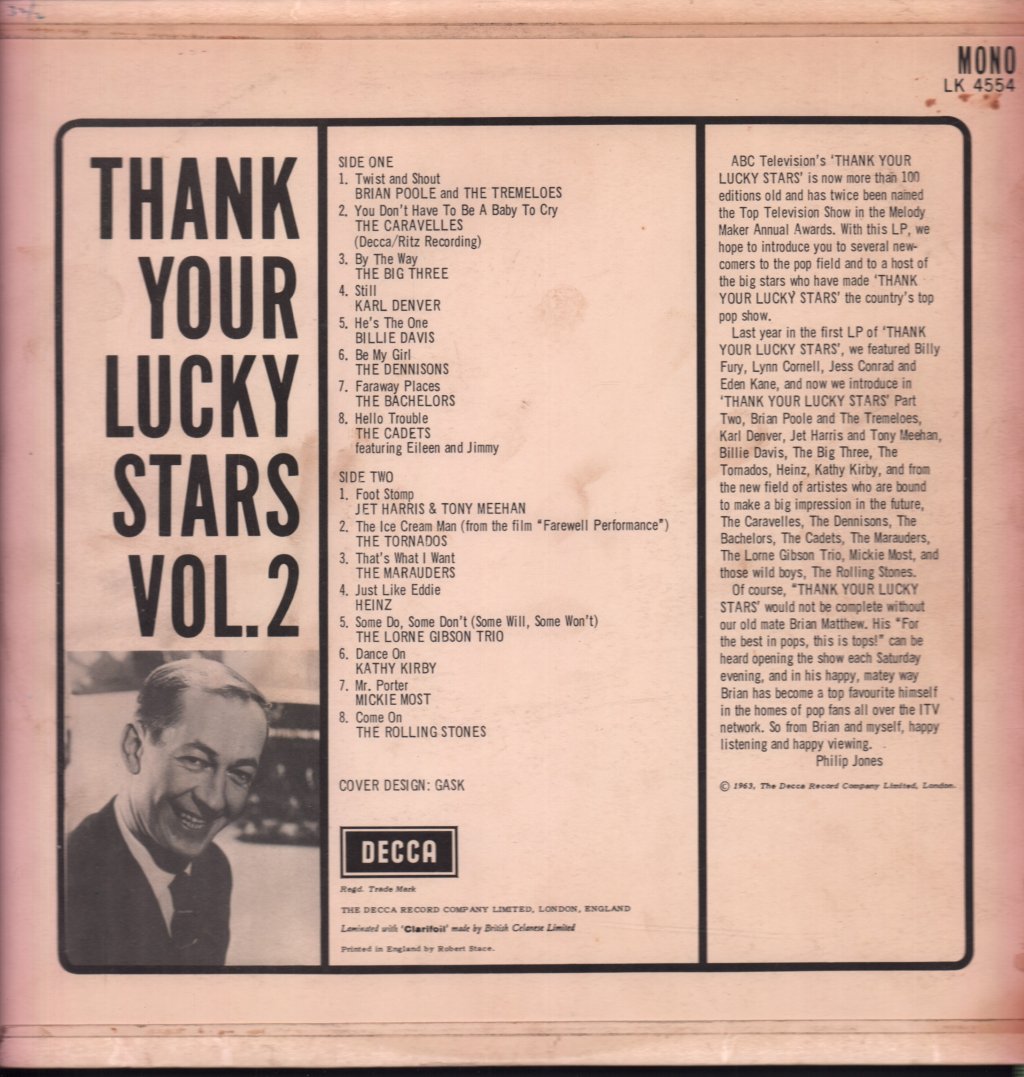 Thank Your Lucky Stars - Vol. 2 - Lp