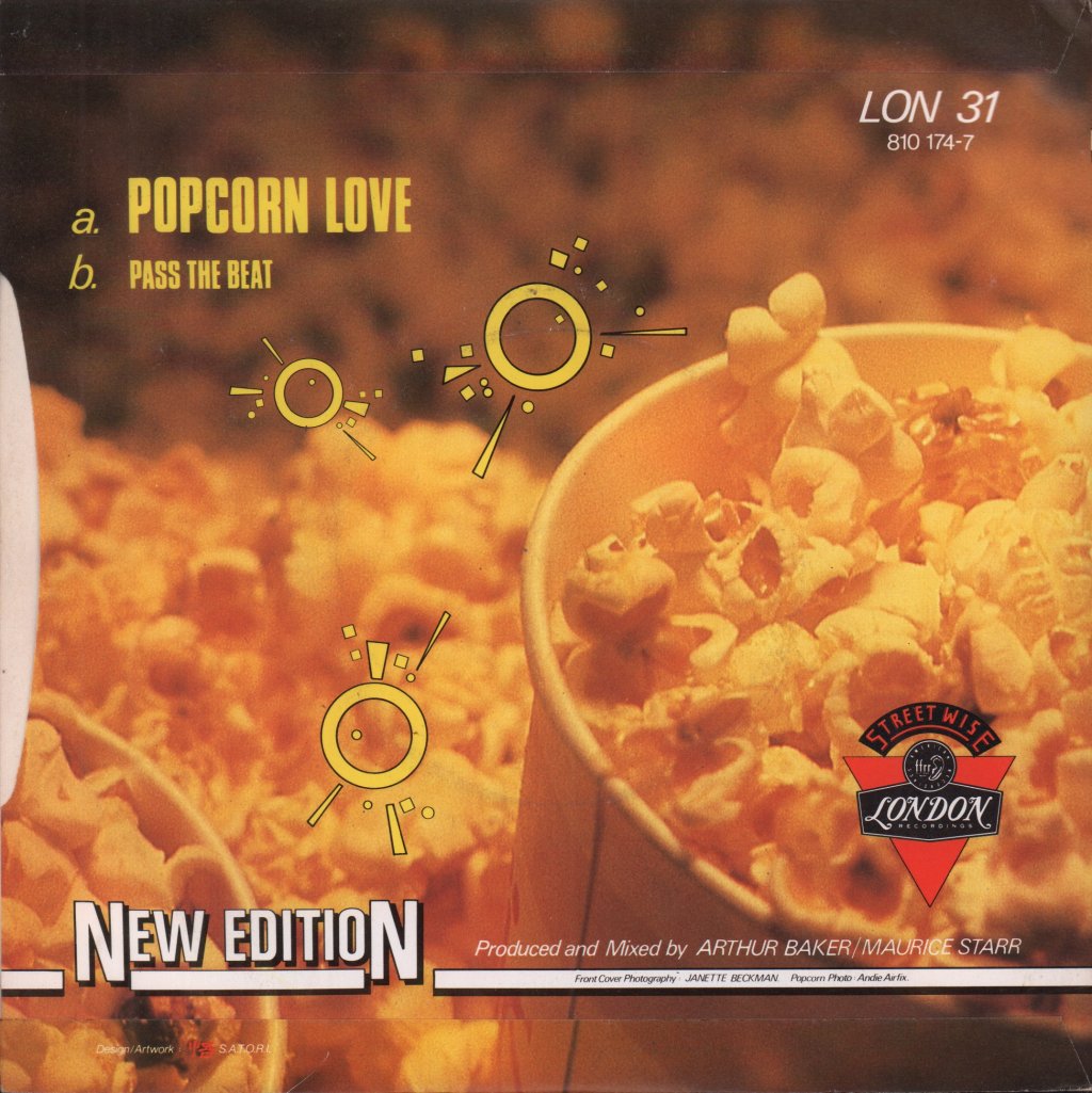 New Edition - Popcorn Love - 7 Inch