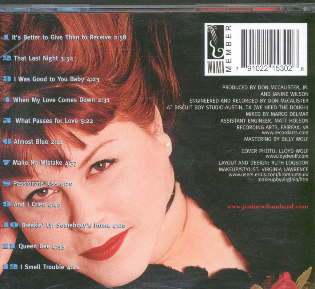 Janine Wilson - Blue Album - Cd