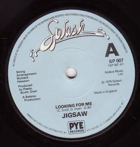 Jigsaw - Looking For Me - 7 Inch