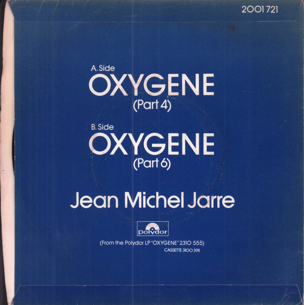 Jean Michel Jarre - Oxygene Iv - 7 Inch