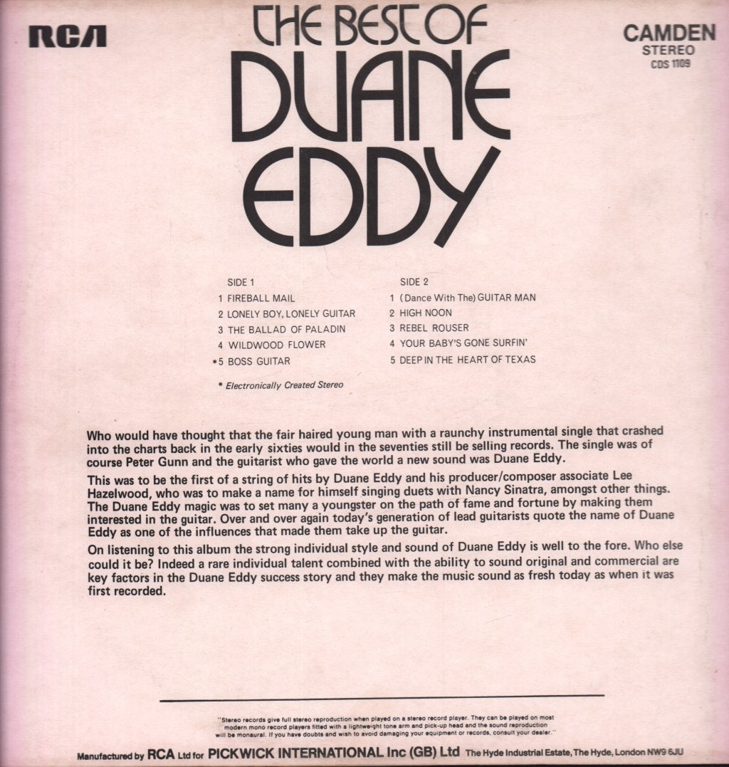Duane Eddy - Best Of - Lp