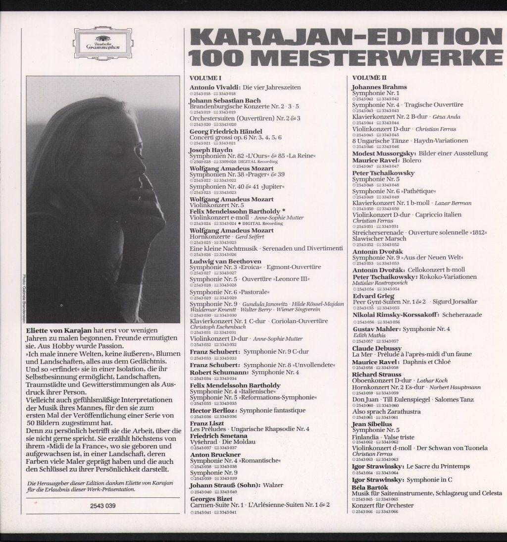 Herbert Von Karajan / Berliner Philharmoniker - Bruckner - Symphonie Nr. 9 - Lp