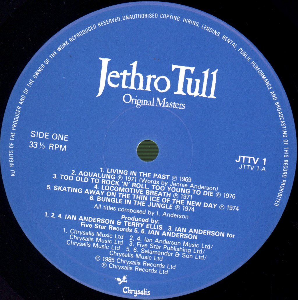 Jethro Tull - Original Masters - Lp