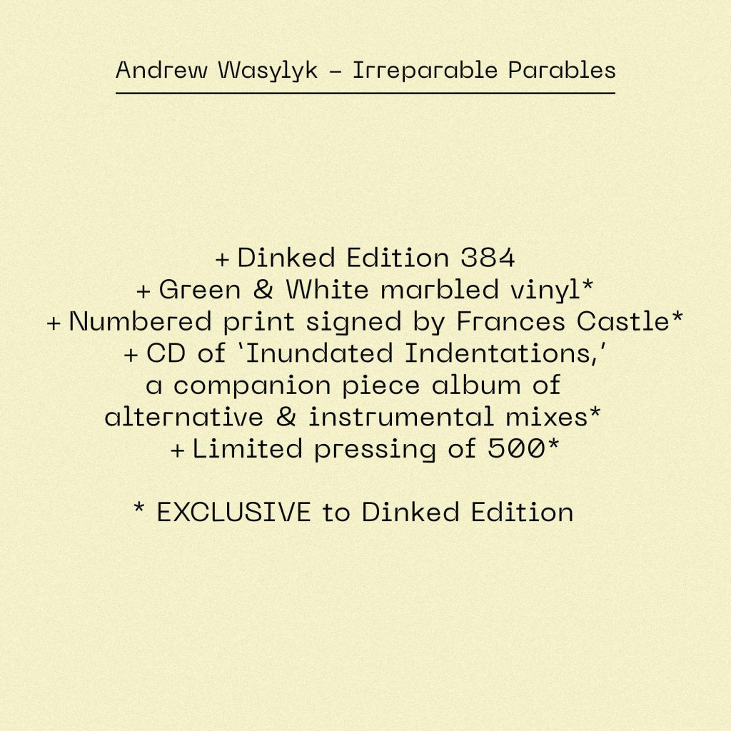 Andrew Wasylyk - Irreparable Parables (Dinked Edition #384) - Lp