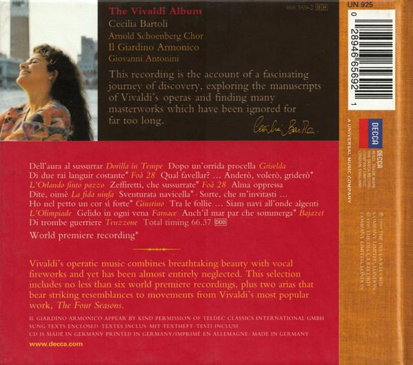 Cecilia Bartoli, Il Giardino Armonico - Vivaldi Album - Cd