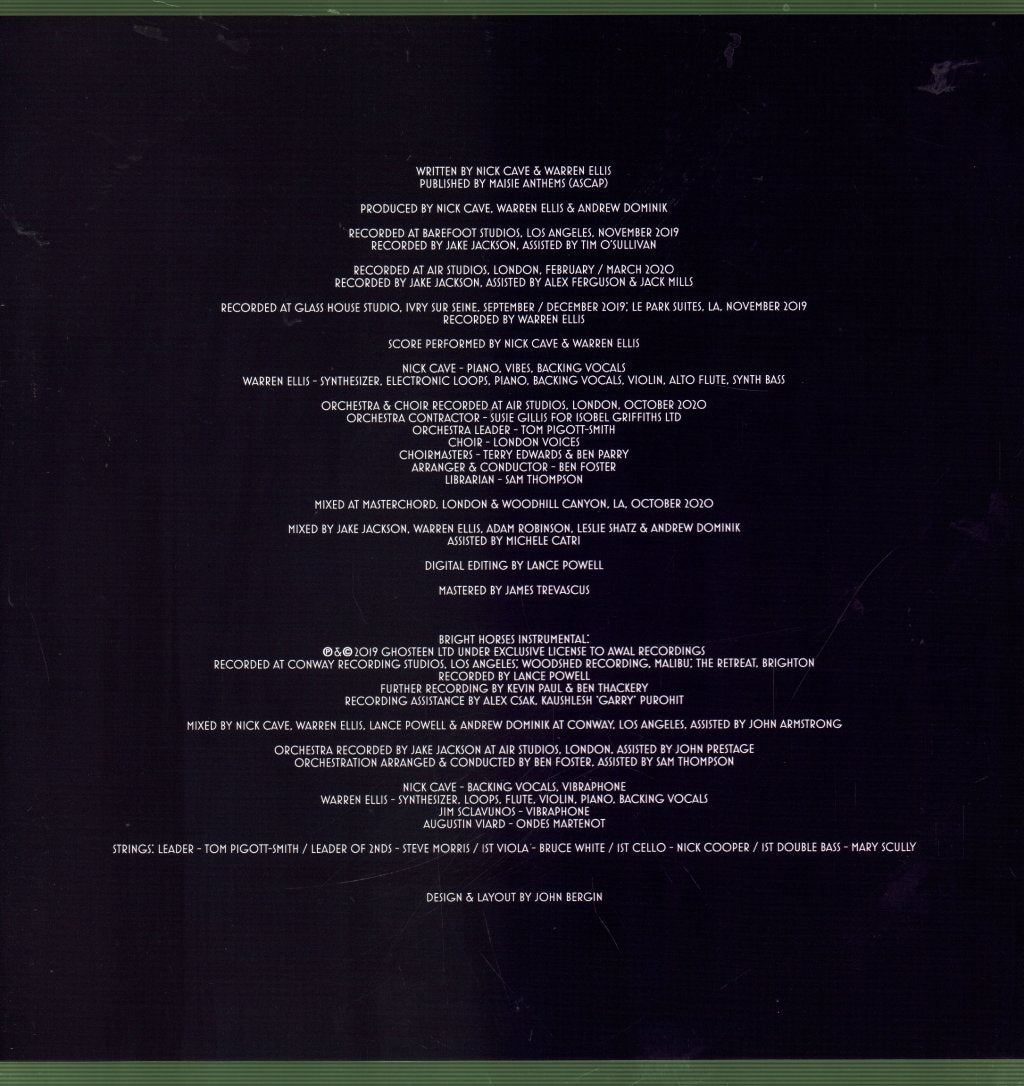 Nick Cave & Warren Ellis - Blonde (Soundtrack From The Netflix Film) - Lp