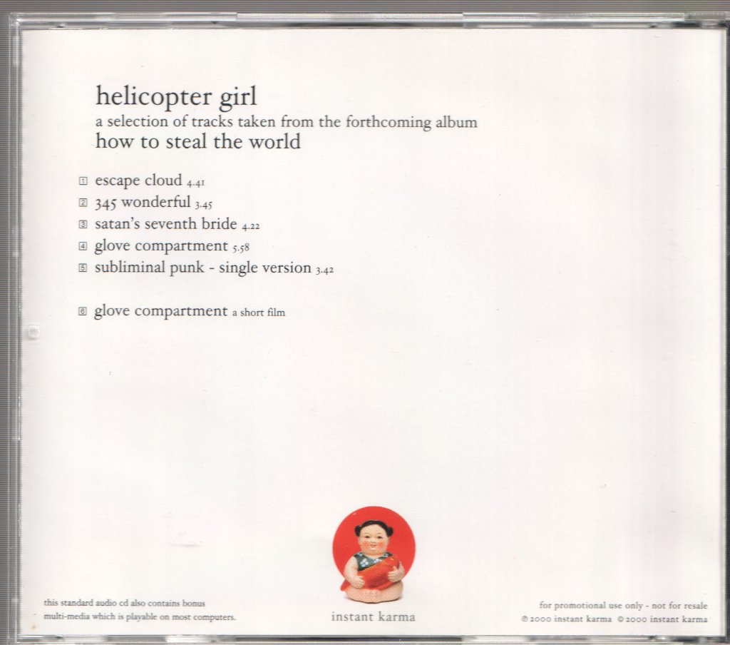 Helicopter Girl - A Selection From How To Steal The World - Cd