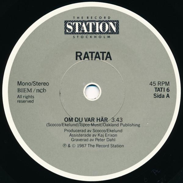 Ratata - Om Du Var Här - 7 Inch