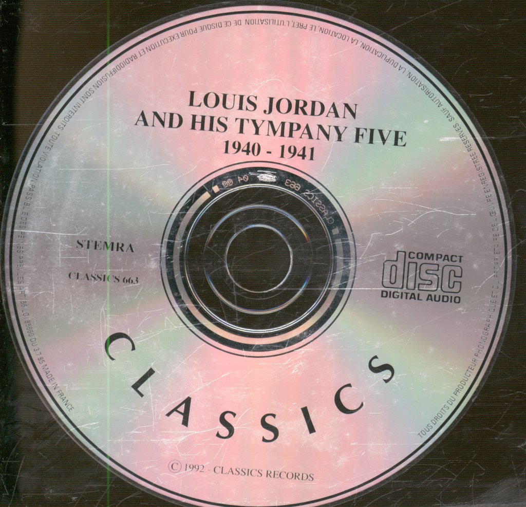 Louis Jordan And His Tympany Five - 1940-1941 - Cd