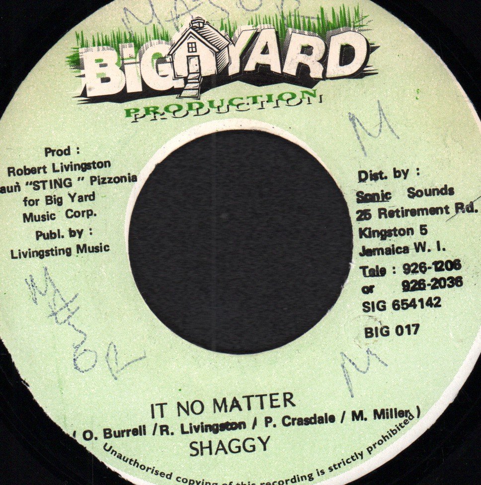 Shaggy - It No Matter - 7 Inch